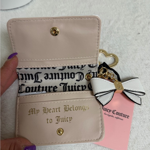 Juicy Couture Card Case with Bow Charm - Picture 3 of 4